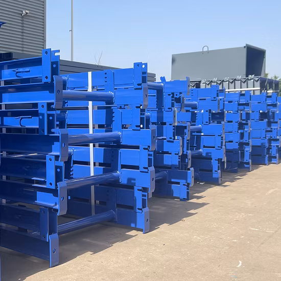 Steel Idler Roller Adjustable Roller Conveyor Trough Bracket and Frames