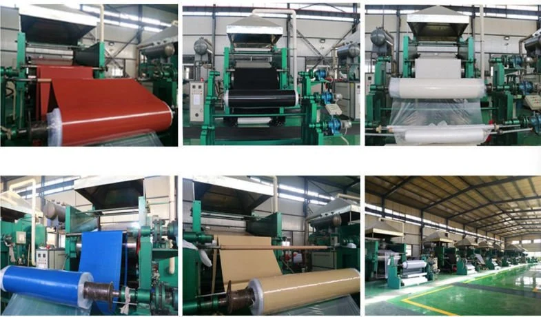 Black Green Black Sandwich Rubber Skirt Conveyor Belt Sheet