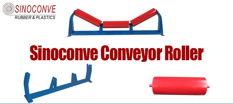 Red Standard Steel Roller Conveyor Systems for Mining Conveyor