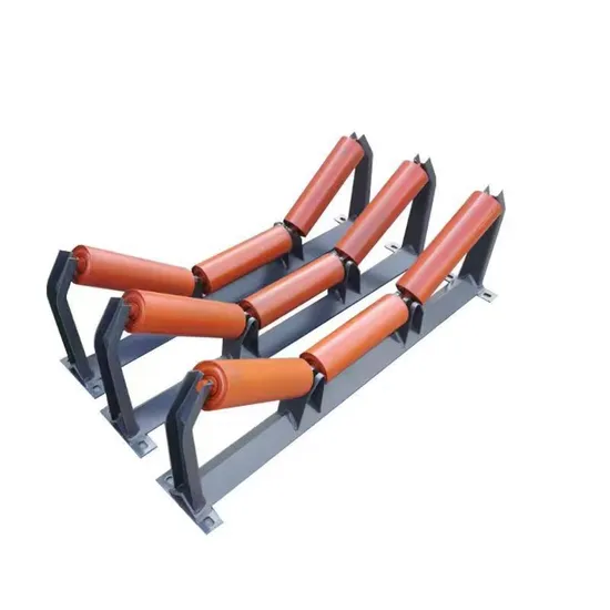 Steel Idler Roller Adjustable Roller Conveyor Trough Bracket and Frames