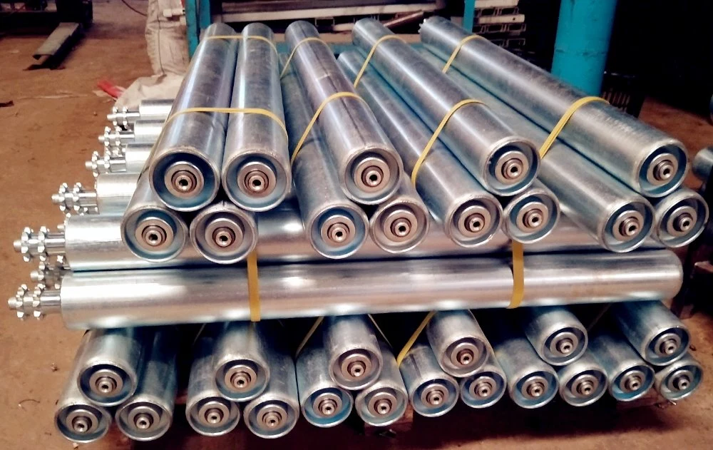 108 Dia Belt Conveyor HDPE Transport Idler Roller