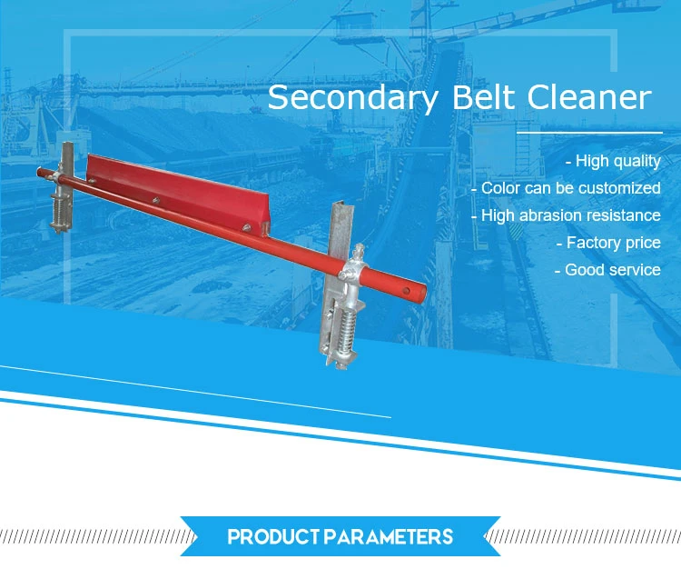 Coal Mining Adjustable Secondary Polyurethane Belt Conveyor Roller Cleaner