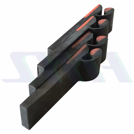 Hoja de rodapié de goma de sellado de cinta transportadora de poliuretano resistente al desgaste