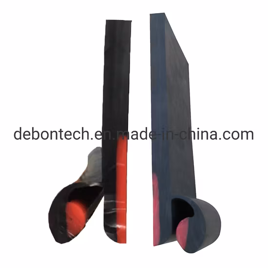 Cinta transportadora 0,2-2 mm Hoja de caucho sin polvo confiable para junta amortiguadora