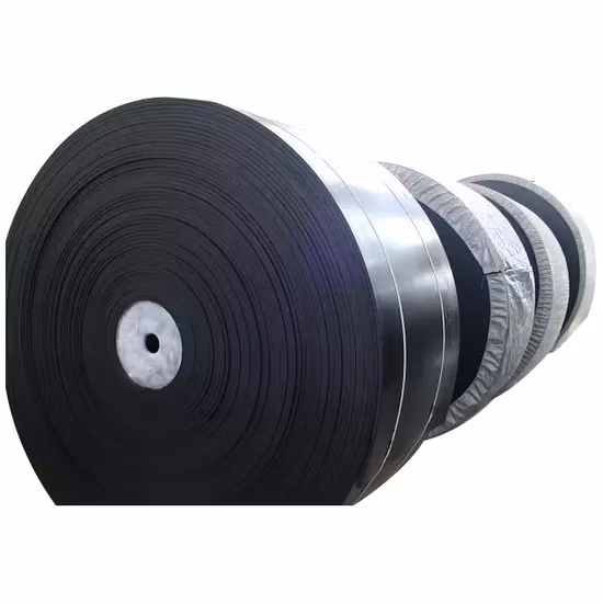 Cinta transportadora de goma resistente industrial personalizada de alta resistencia para trituración de piedra