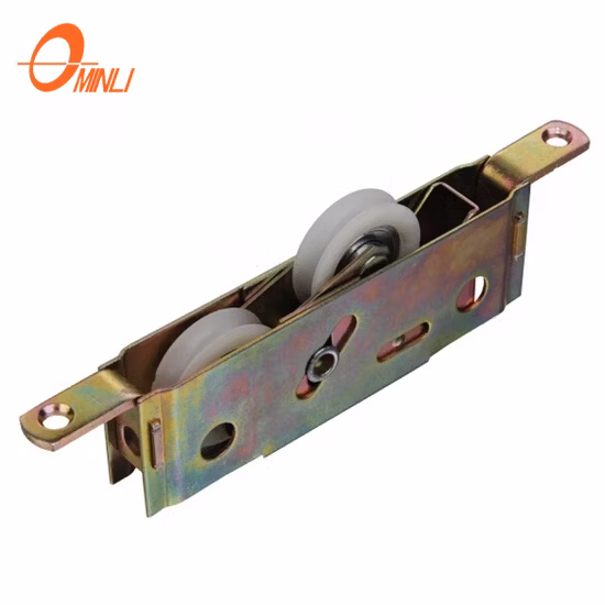 Rodillos para puertas corredizas de vidrio de acero en tándem de 1-1/2